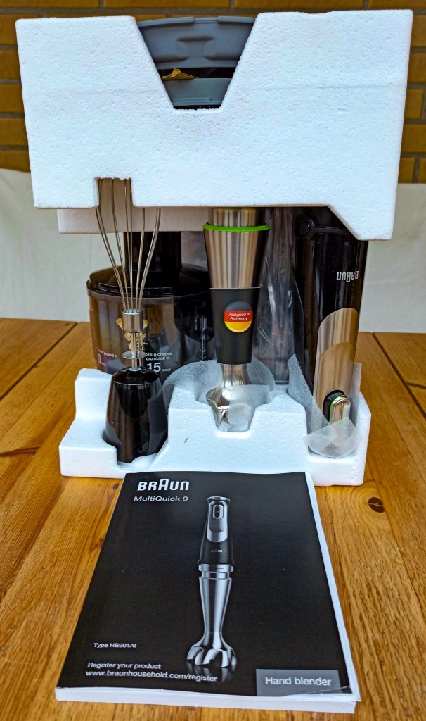 Braun Stabmixer MQ 9195XLI MultiQuick 9 Auspacken Teil 1