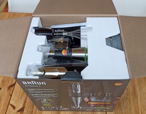 Braun Stabmixer MQ 9195XLI MultiQuick 9 Verpackung oben