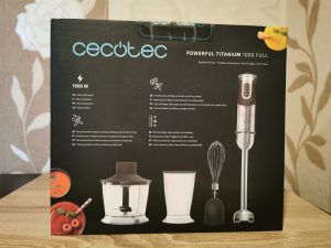 Cecotec Pürierstab Verpackung Seite