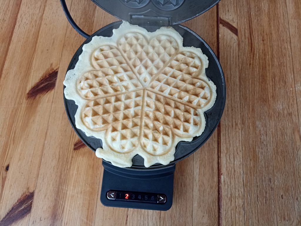 GRAEF WA 80 Waffeleisen gebackene Waffel