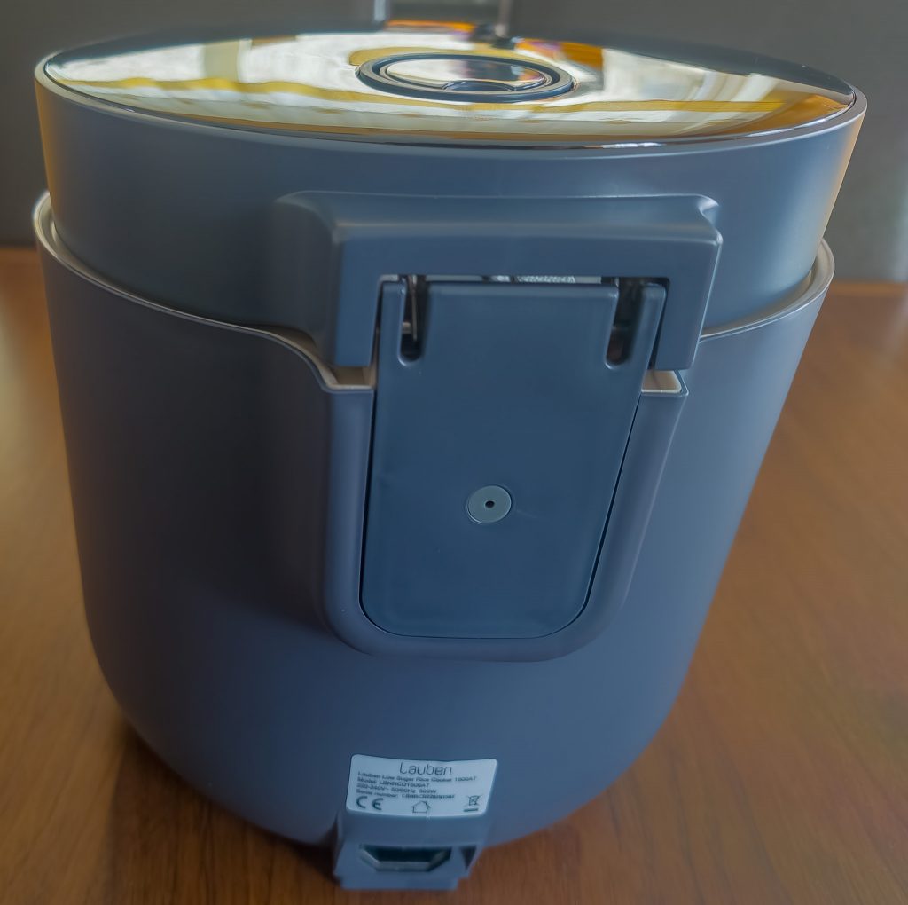 Lauben Low Sugar Rice Cooker 1500AT Reiskocher Rückseite