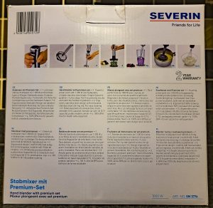 SEVERIN SM 3774 Stabmixer Verpackung hinten
