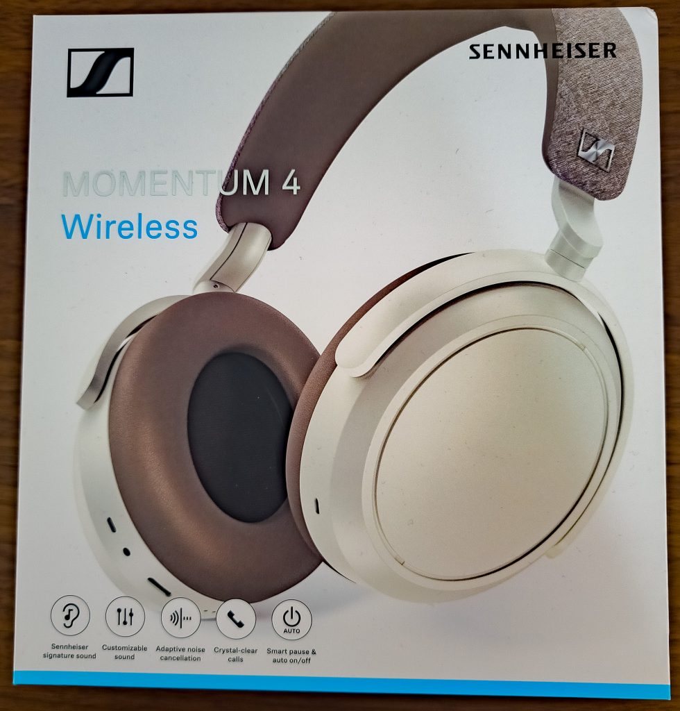 Sennheiser MOMENTUM 4 Wireless Over-Ear-Kopfhörer Verpackung