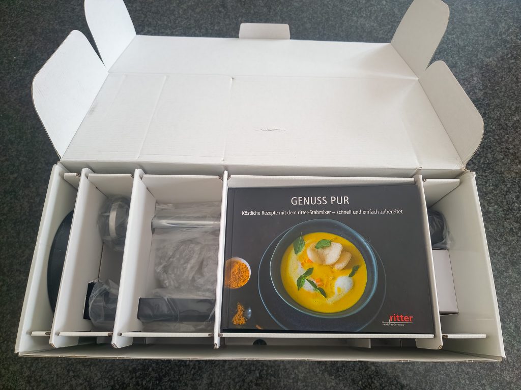 ritter stilo 7 Plus Stabmixer geöffnet