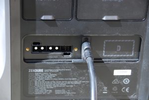 Zendure SuperBase V6400 Powerstation Anschluss Solarmodul