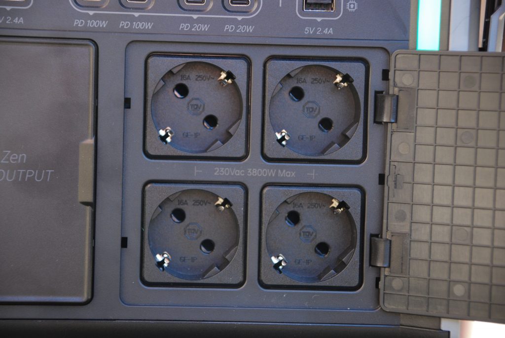 Zendure SuperBase V6400 Powerstation AC-Ausgänge