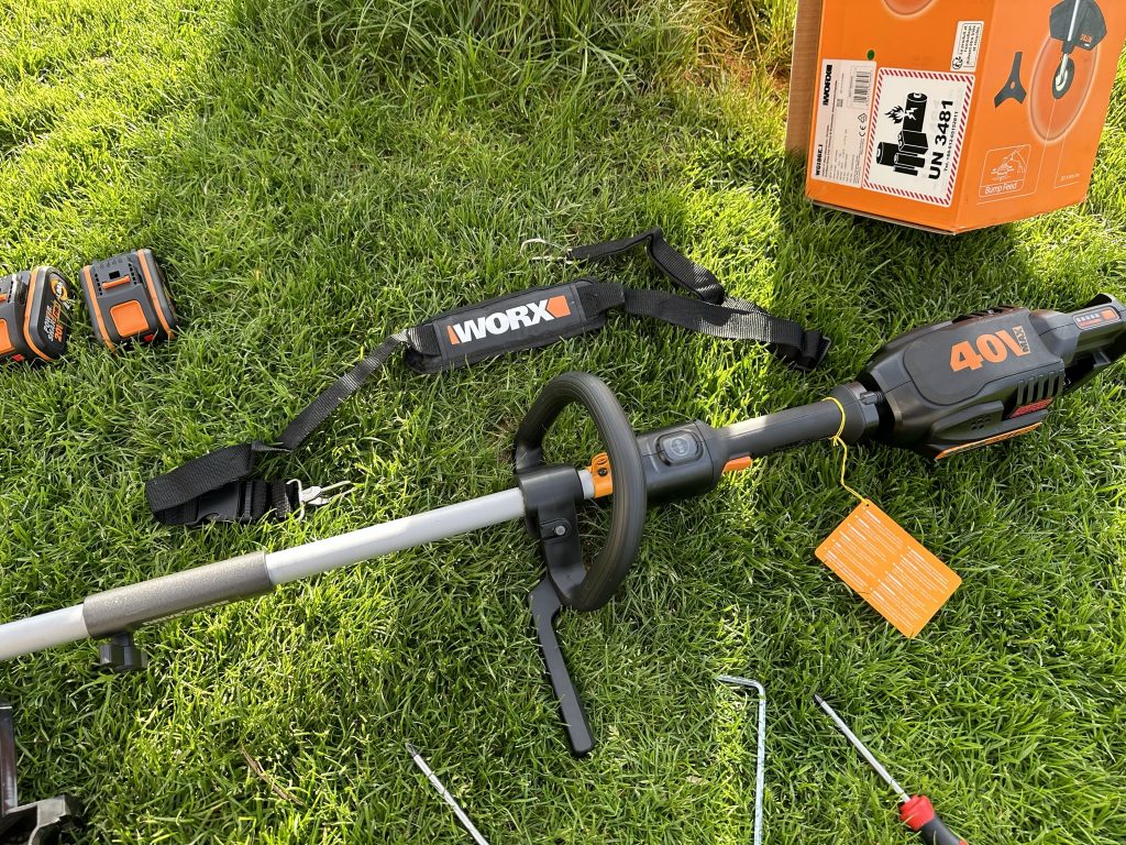 WORX-NITRO-WG186E-rasentrimmer-zusammengebaut