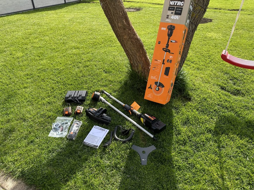 WORX-NITRO-WG186E-rasentrimmer-in-einzelteilen
