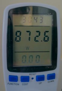 Bosch Serie 6 BGC41XSIL Staubsauger Messung Watt
