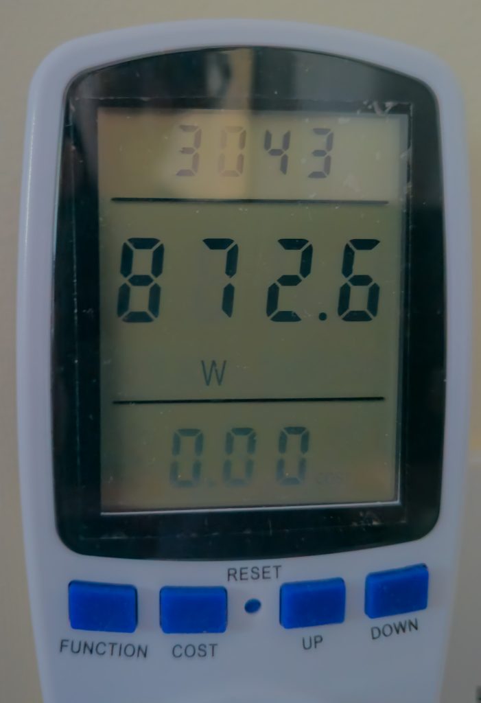 Bosch Serie 6 BGC41XSIL Staubsauger Messung Watt