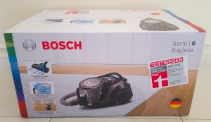 Bosch Serie 6 BGC41XSIL Staubsauger Verpackung