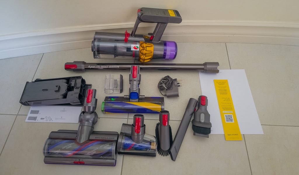 Dyson V15 Detect Lieferumfang