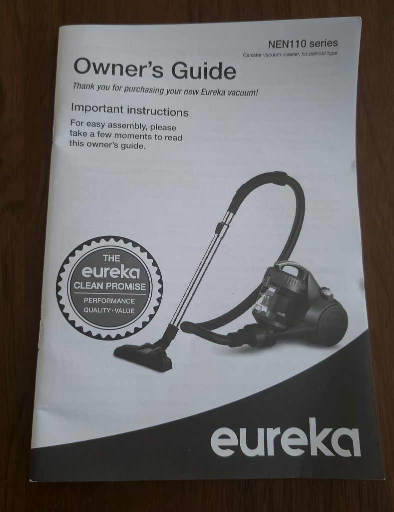 Eureka Whirlwind Staubsauger Bedienungsanleitung