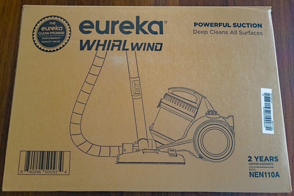 Eureka Whirlwind Staubsauger Verpackung