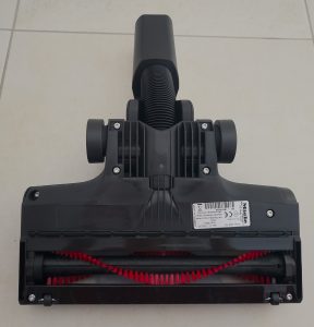 Miele Triflex HX2 Akku-Staubsauger Bodenbürste von hinten