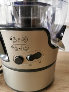 Moulinex JU385H Elea Duo Entsafter Bedienelemente