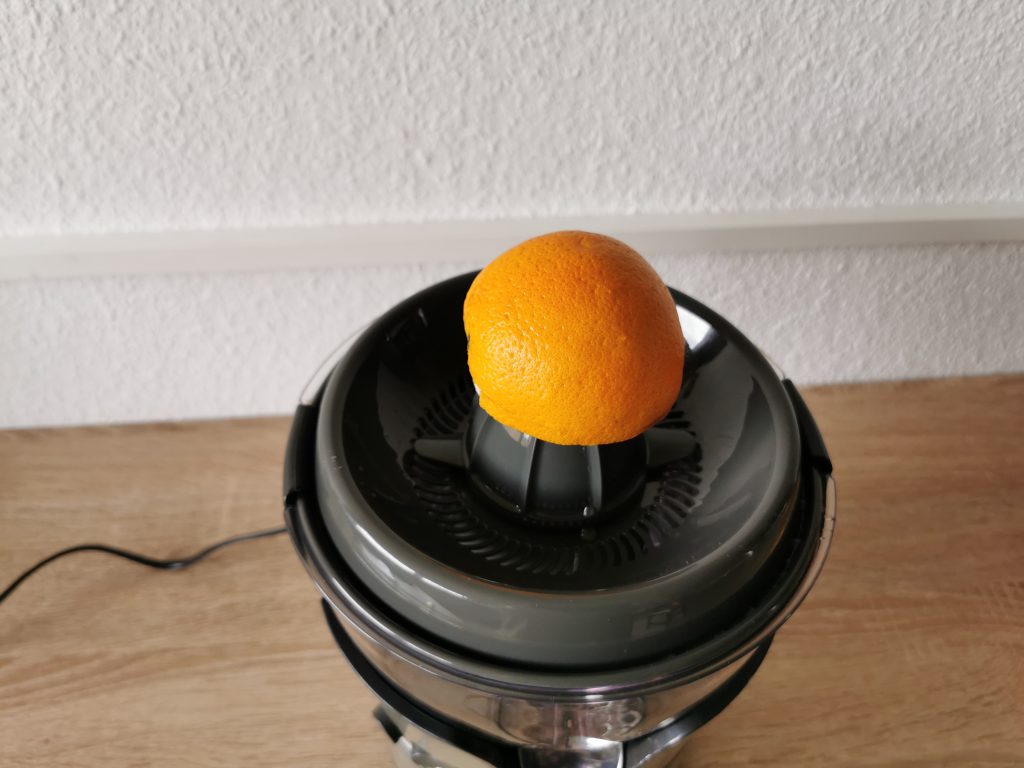 Moulinex JU385H Elea Duo Entsafter Orange pressen