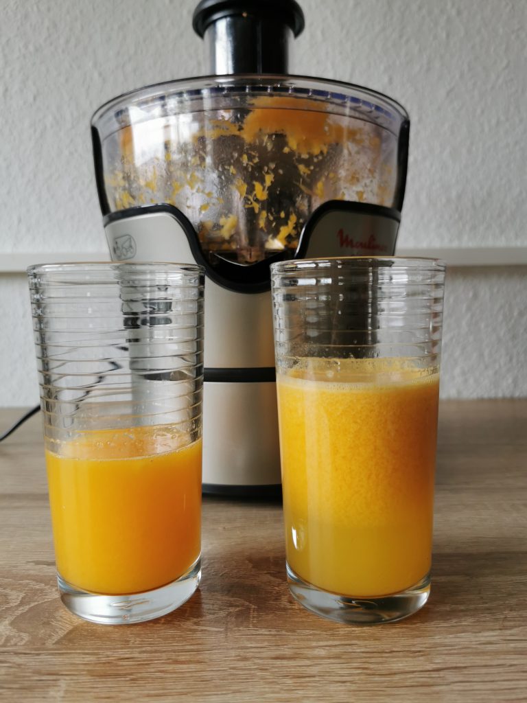 Moulinex JU385H Elea Duo Entsafter Orangensaft gepresst entsaftet