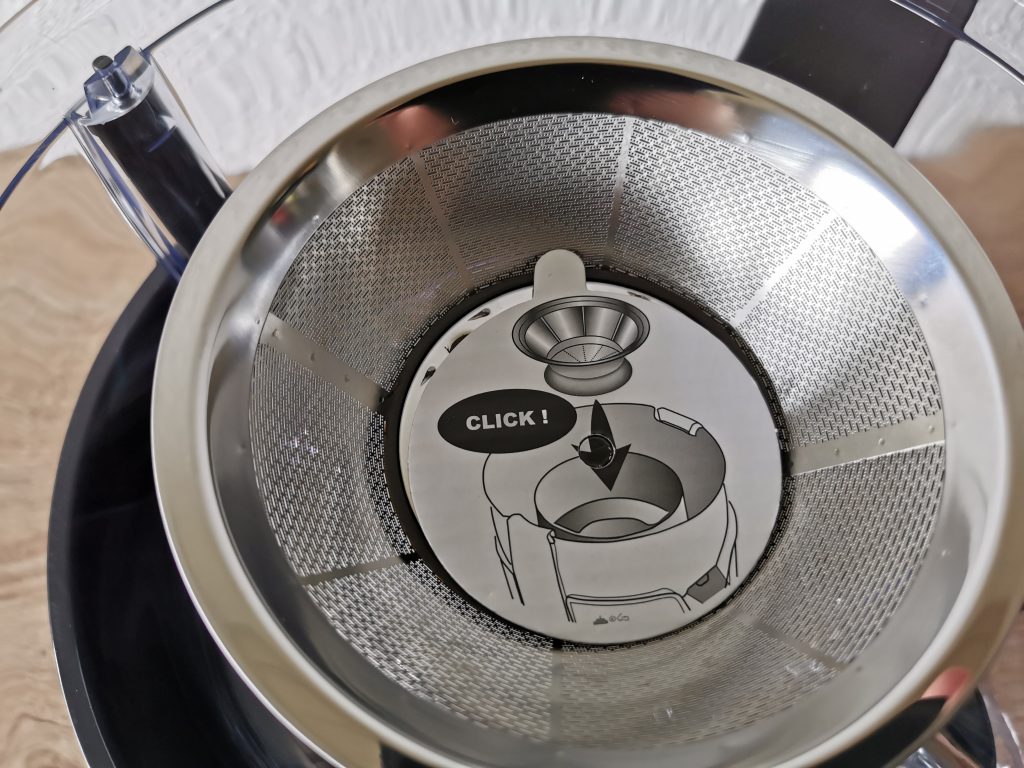 Moulinex JU385H Elea Duo Entsafter Sieb