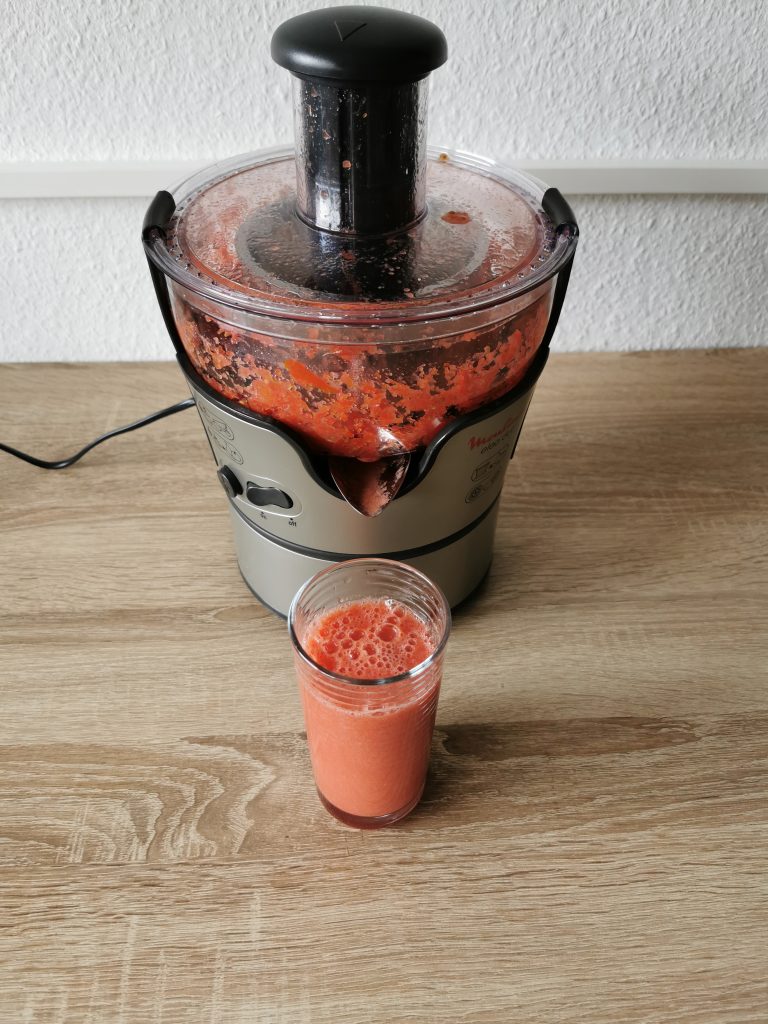 Moulinex JU385H Elea Duo Entsafter Tomatensaft