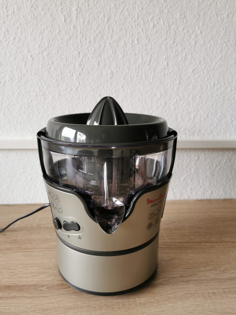 Moulinex JU385H Elea Duo Entsafter Zitruspresse von vorn
