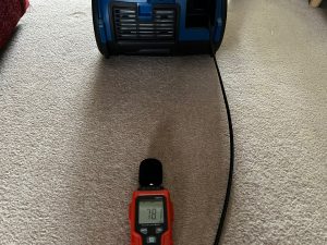 Philips XB212509 Staubsauger Serie 2000 Dezibelmessung