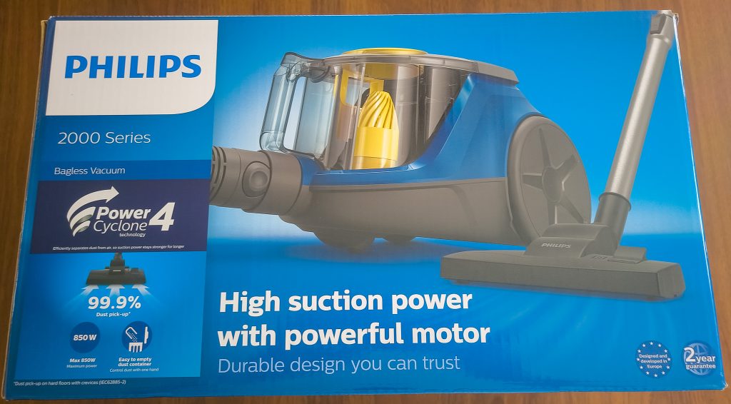 Philips XB212509 Staubsauger Serie 2000 Verpackung