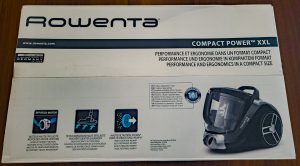 Rowenta RO4825 Compact Power XXL Staubsauger Verpackung von der Seite