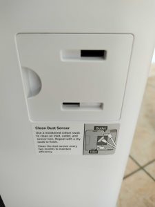 Staubsenseorklappe des Levoit Vital 100s Smart Luftreiningers