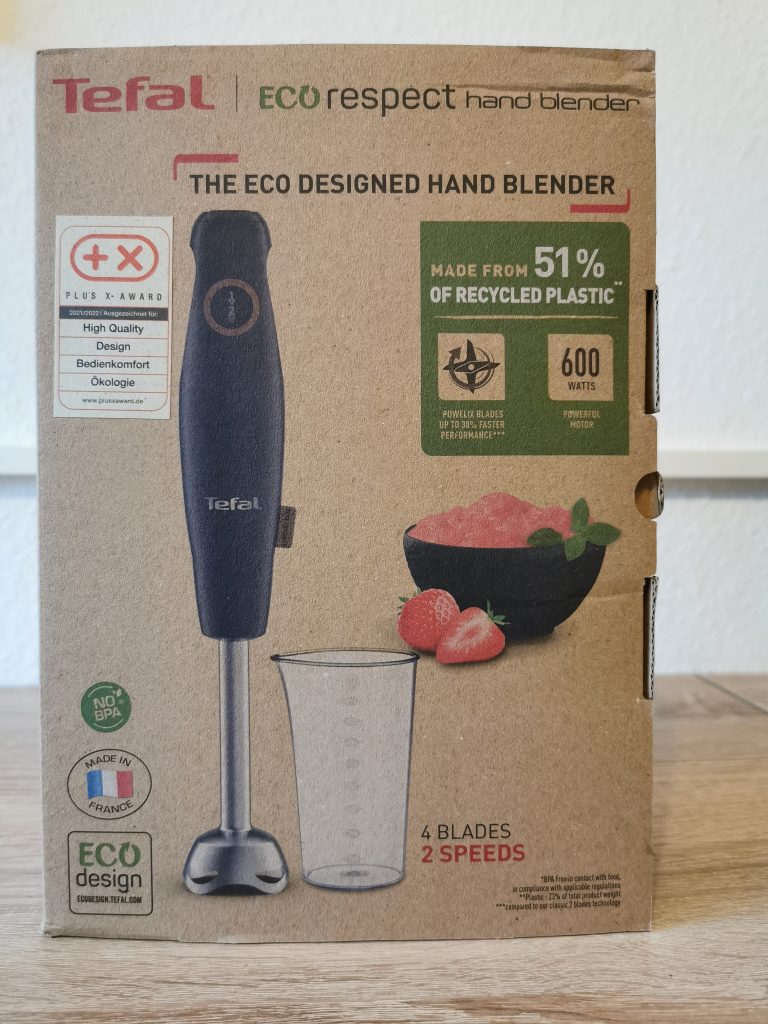 Tefal Eco Respect Stabmixer Verpackung