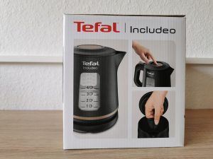 Tefal Includeo Wasserkocher Verpackung hinten
