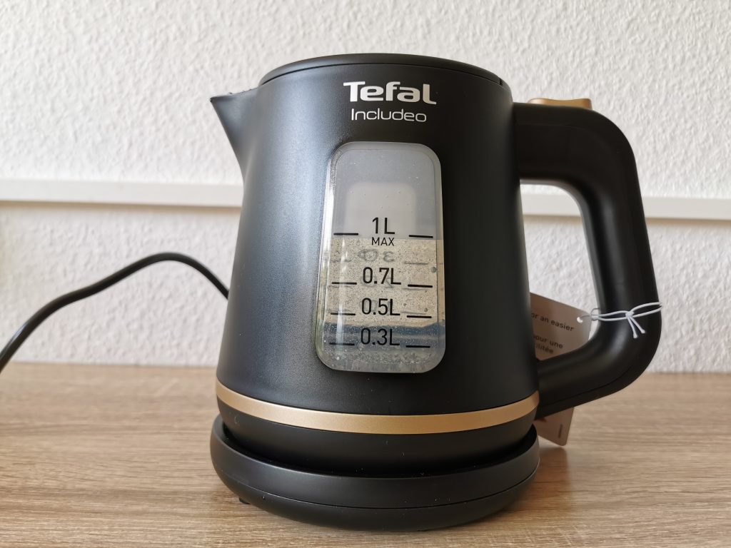 Tefal Includeo Wasserkocher kochendes Wasser