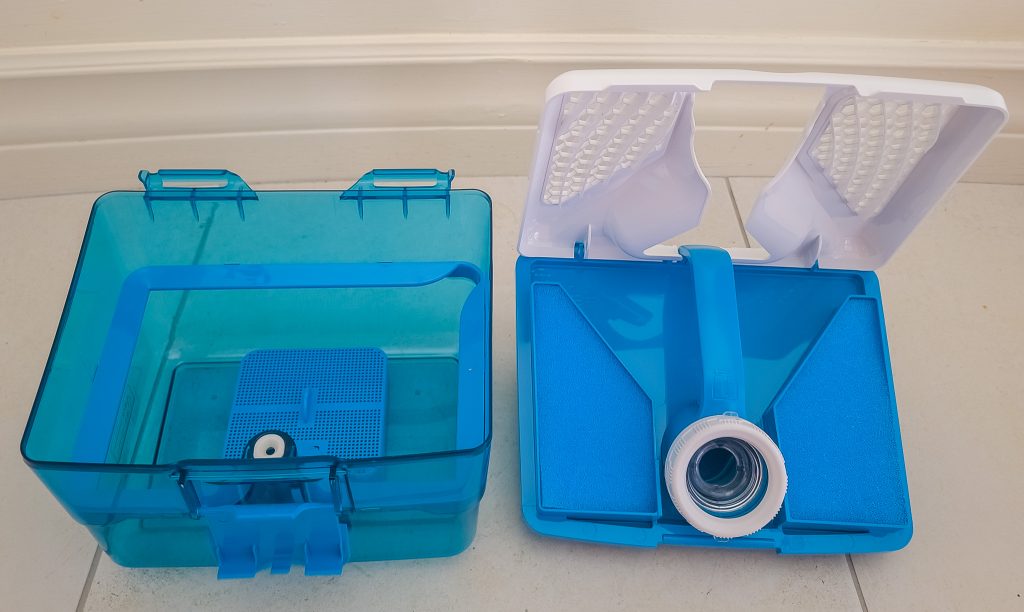 Thomas Pet and Family Aqua+ Staub- und Waschsauger beide Behälter