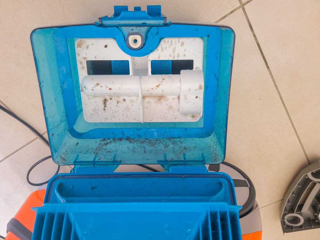 Thomas Pet and Family Aqua+ Staub- und Waschsauger nach Benutzung
