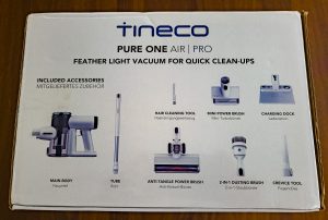 Tineco Pure ONE Air PRO Akku-Staubsauger Verpackung von oben