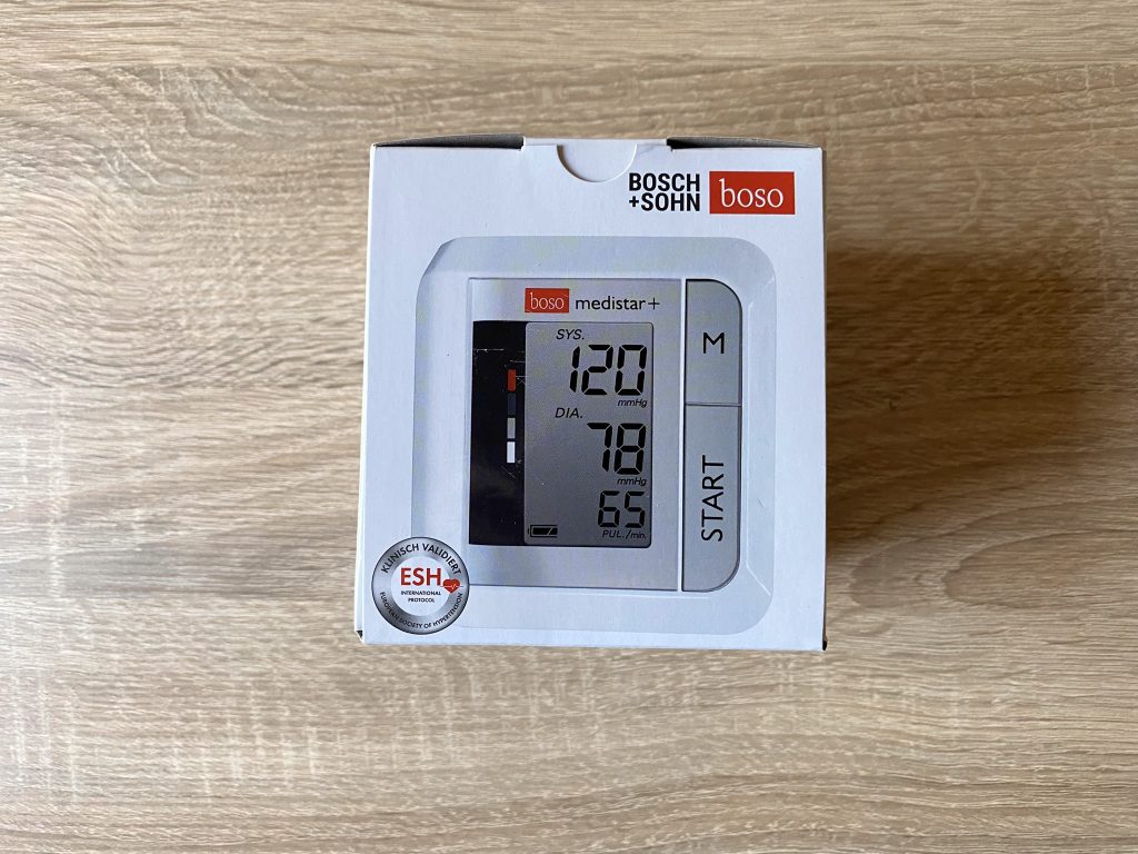 Boso Medistar+ Blutdruckmessgerät Verpackung