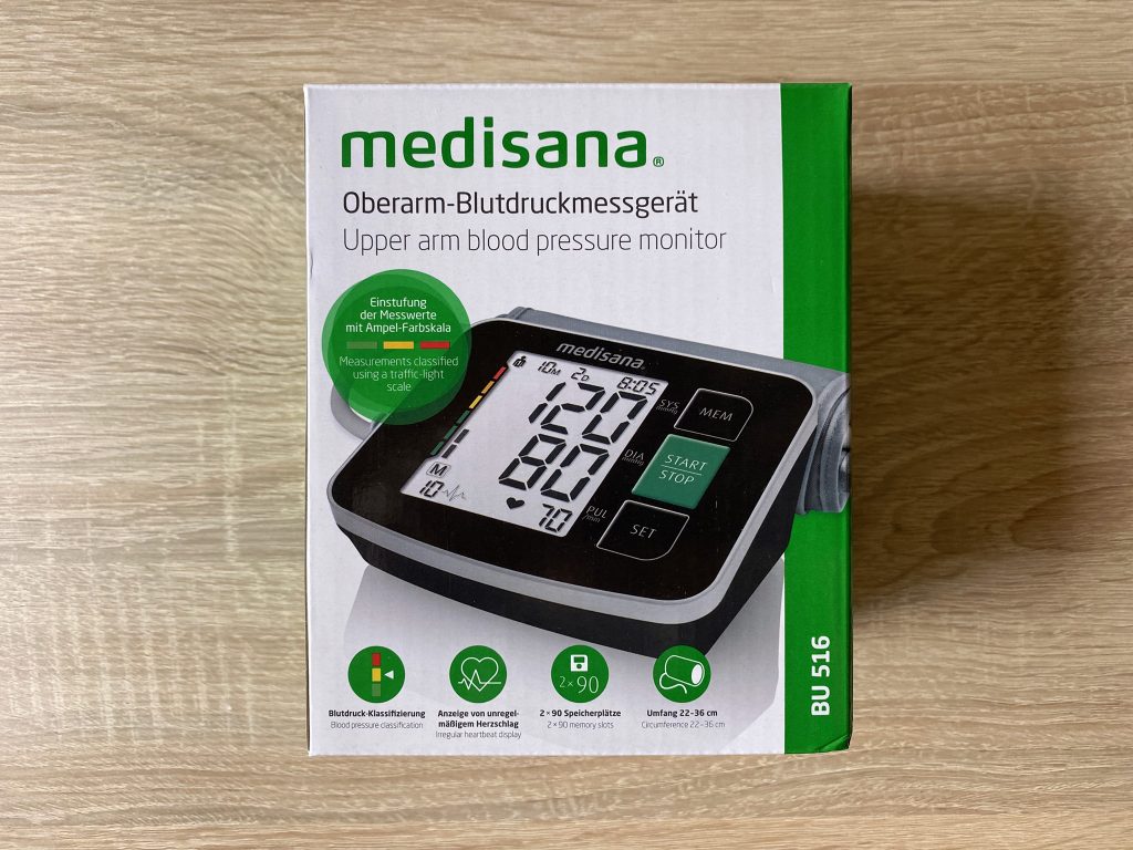 Medisana BU 516 Blutdruckmessgerät Verpackung