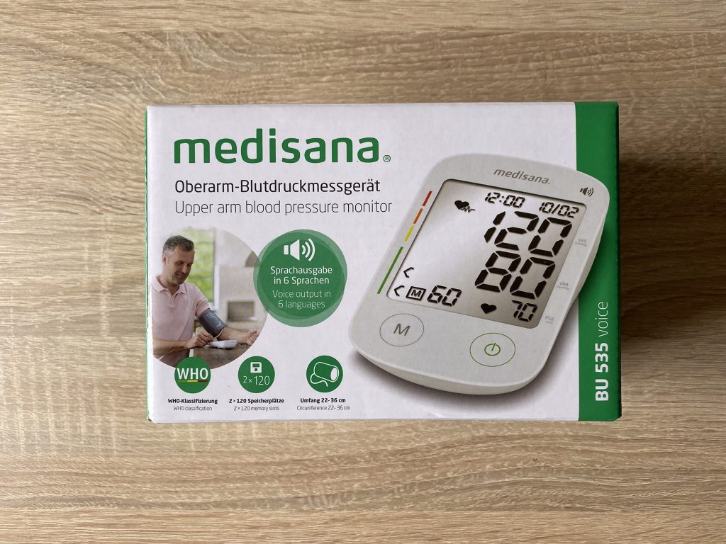 Medisana BU 535 Blutdruckmessgerät Verpackung
