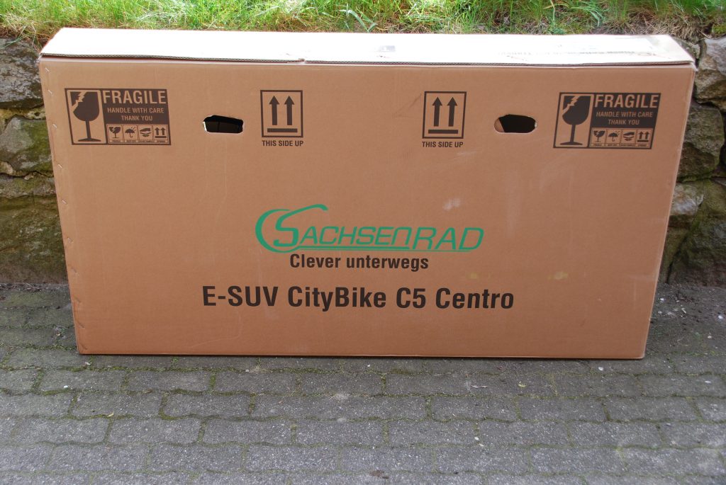 Sachsenrad E-SUV CityBike C5 Centro E-Bike Karton