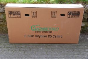 Sachsenrad E-SUV CityBike C5 Centro E-Bike Karton