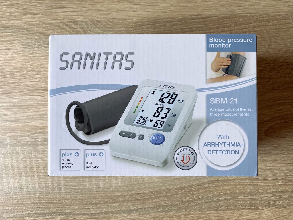 Sanitas SBM 21 Blutdruckmessgerät Verpackung