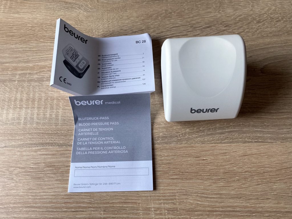 Beurer BC 28 Blutdruckmessgerätausgepackt 1