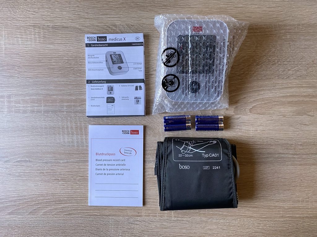 Boso medicus X Blutdruckmessgerät ausgepackt