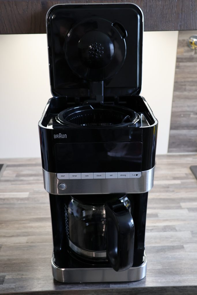 Braun PurAroma 7 Kaffeemaschine Deckel offen