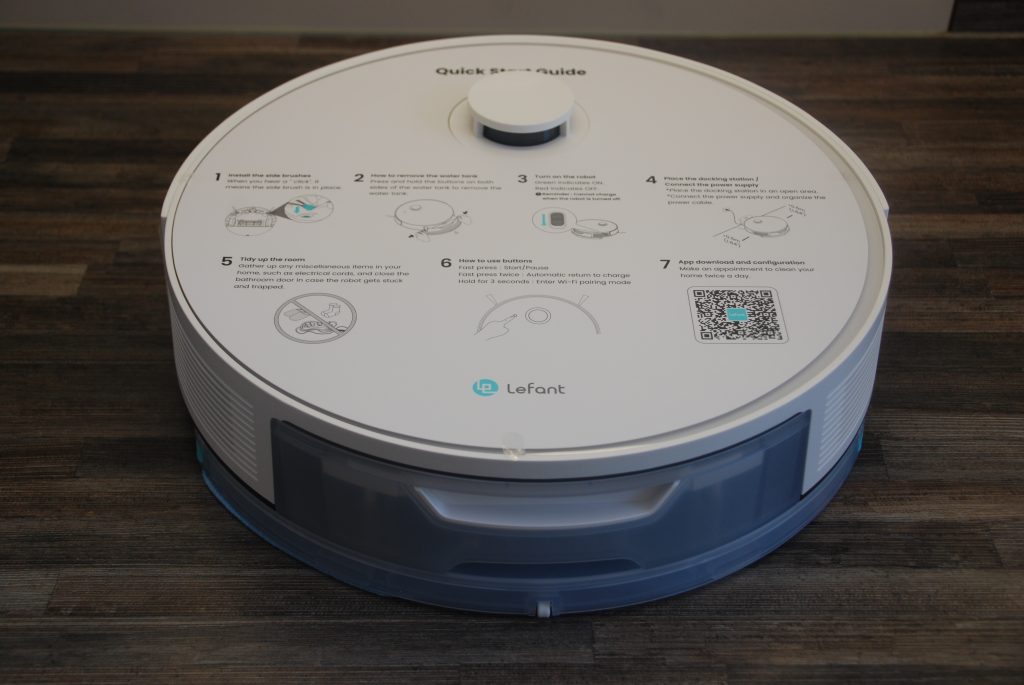Lefant N3 Wisch-Saug-Roboter ausgepackt
