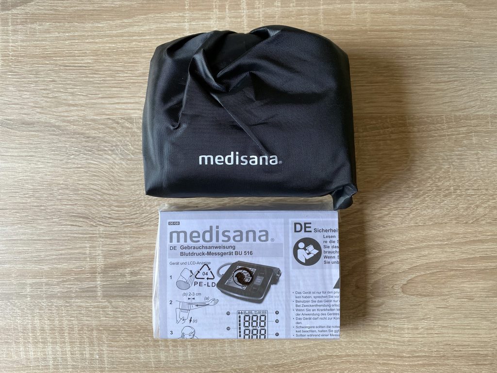 Medisana BU 516 Blutdruckmessgerät ausgepackt 1