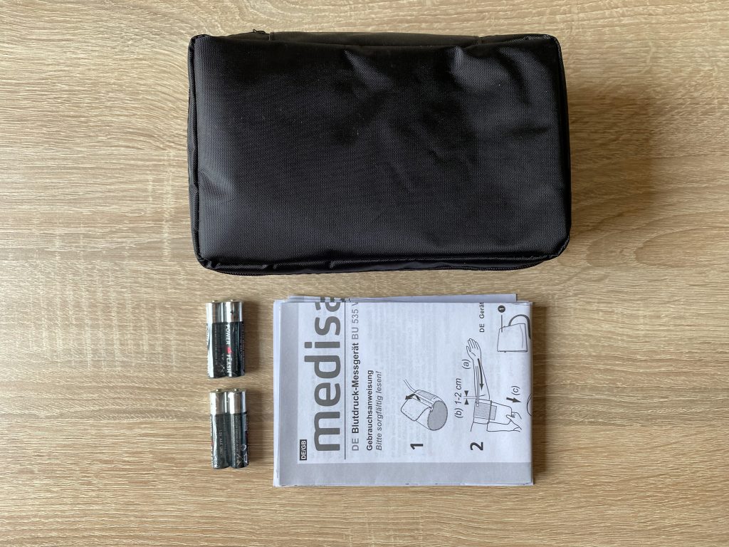 Medisana BU 535 Blutdruckmessgerät ausgepackt 1