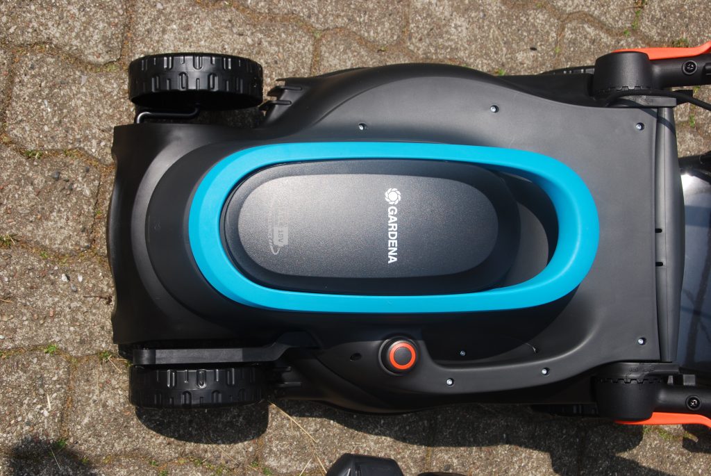 Gardena PowerMax 37-36V P4A Akku-Rasenmäher von oben
