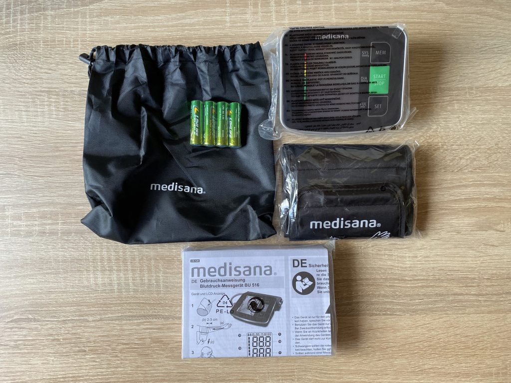 Medisana BU 516 Blutdruckmessgerät ausgepackt 2