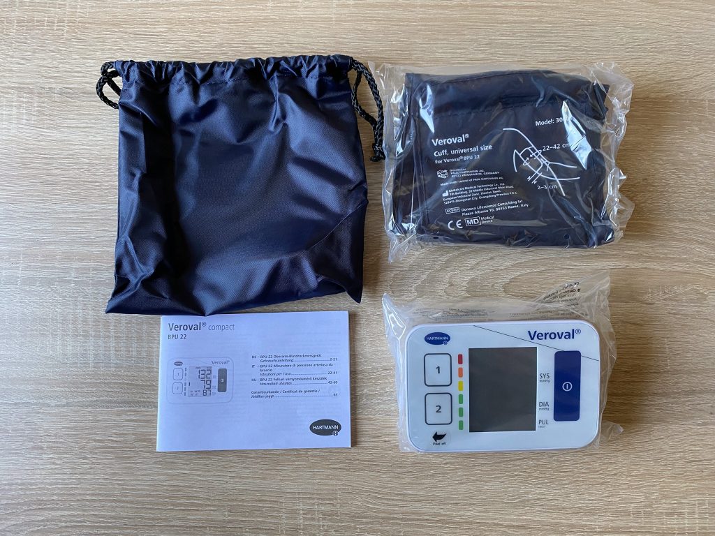 Veroval Compact Blutdruckmessgerät ausgepackt 2